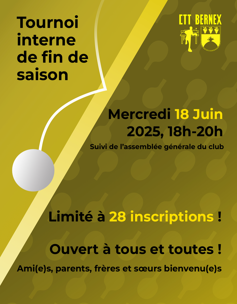 Tournoi interne et assemblée générale 